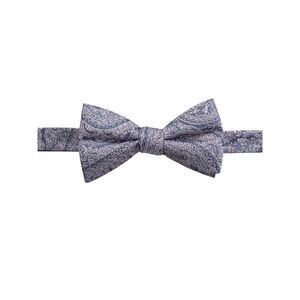 RYAN SEACREST Mens Pink Paisley Pre-Tied Bow Tie
